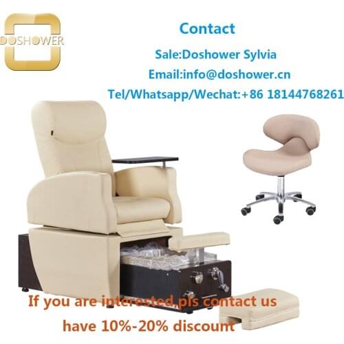 Doshower DS-P66 massage bed spa with massage table happy dream for beauty pedicure foot spa massage chair for salon