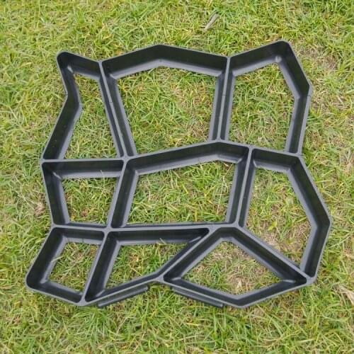 Driveway Paving Pavement Mold Patio Concrete Stepping Stone Path Walk Maker