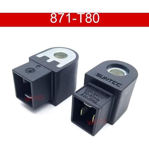 Brand new for 3713798 871-t80 solenoid valve coil for oil pump Oil burner spare parts 8W 220V-240v
