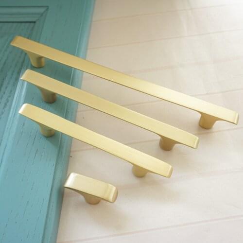 3.75" 5" 7.55" Furniture Handles/Brass Door Knobs/Gold Dresser Drawer Knobs/Kitchen Cabinet Handle/Modern Furniture Hardware