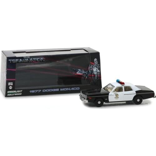 GreenLight 1:43 1977 Dodge Monaco Metropolitan Alloy model car Metal toys for childen kids diecast gift