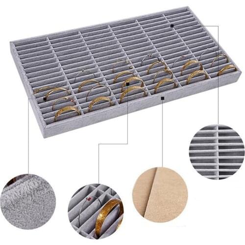 Multi-Purpose Jewelry Bracelets Bangles Diamond Storage Showcase Case Holder