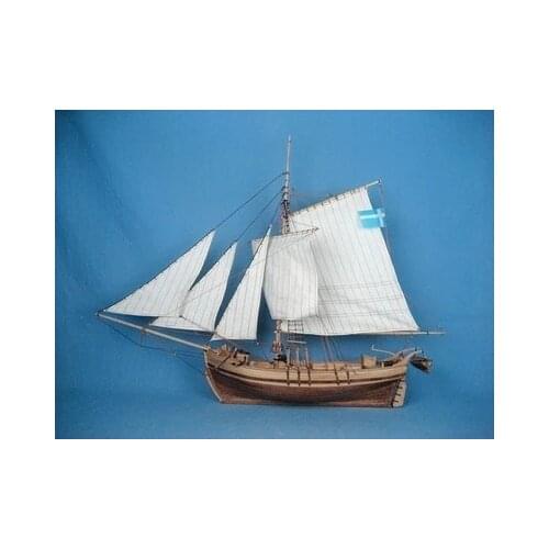 NIDALE Model Scale 1/50 classic sail boat model Sweden yacht model kit