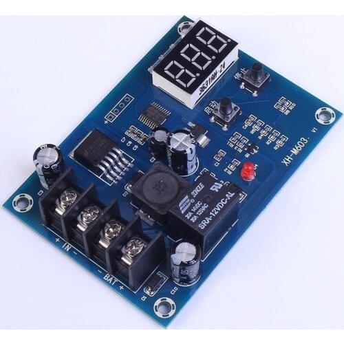 LED Display Storage Lithium Battery Charge Control Module Battery Protection Board Switch Protection Board 12-24V XH-M603