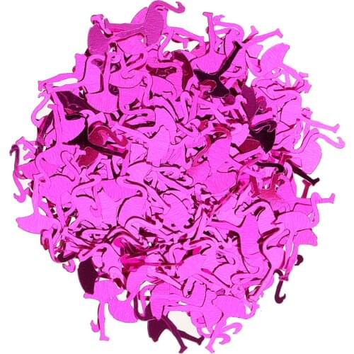 Tropical Flamingo Table Confetti Wedding Scatter Throwing Decor Hawaiian Summer Beach Birthday Party DIY Crafts