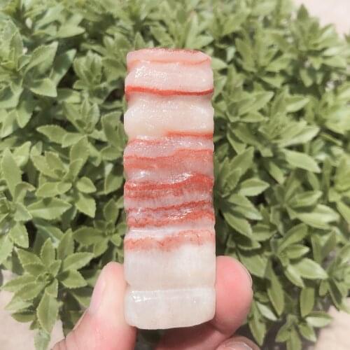 Natural Crystals Quartz Pork Streaky Stone Palm Energy Reiki Stones Room Home Office Aquarium Decoration Accessories Gemstone