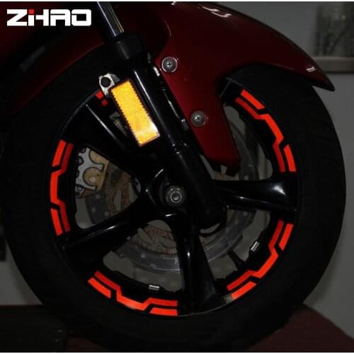 New high quality Motorcycle Wheel Sticker stripe Reflective Rim For Yamaha Force 155 175 2017 2018 FORCE155 LH155