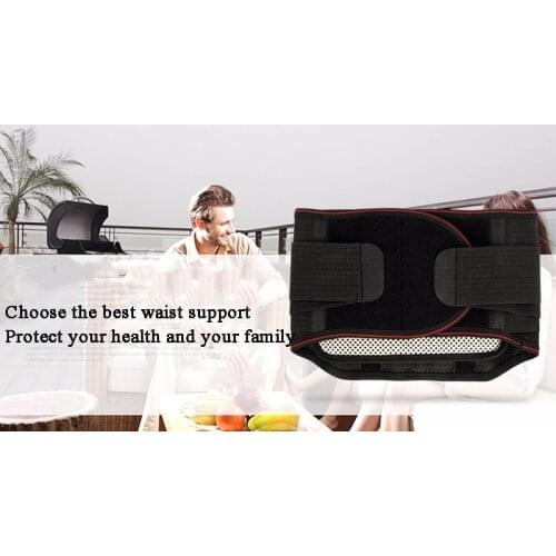 Orthopedic Back Support For Men Women Magnetic Waist Belt Self-heating Brace Support Protection Tourmaline Lower Back Support