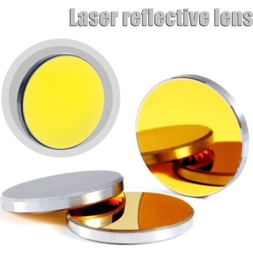 Co2 Laser Si Reflective Mirrors For Laser Engraver Gold-Plated Silicon Reflector Lenses Dia. 19 20 25 30 38.1 Mm Optical Glass