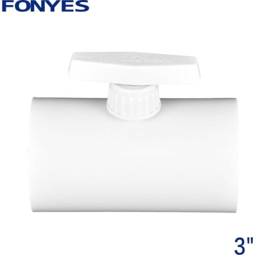 HVAC 3" plastic air valve volume flow rate damper manual air duct check valve for ventilation pipe 75mm