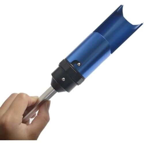 Hot Portable Aluminum Alloy Bank Fishing Pole / Rod Holder Tripod Supporter Rack Multiple Function Worm Digger New