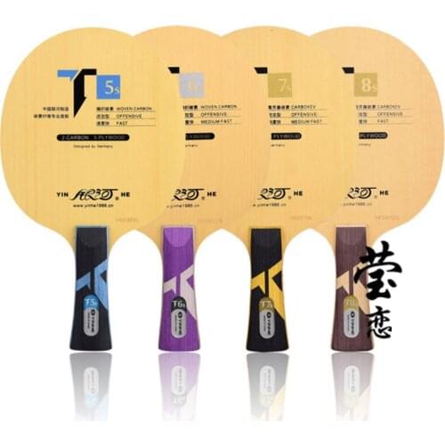 Original yinhe T5S T6S T7S T8S table tennis balde carbon blade fast attack with loop ping pong game