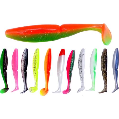 Fishing Lures 2021 New Soft Bait Spiner Shad 125mm 11g Artificial Lures Silicone Fishing for Trout Pike