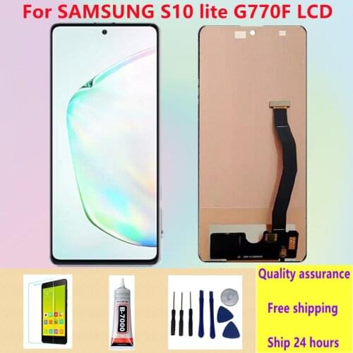 Test Display For Samsung S10 lite LCD Touch Screen Digitizer Assembly SM-G770F/DS SM-G770F Replacment Repair parts