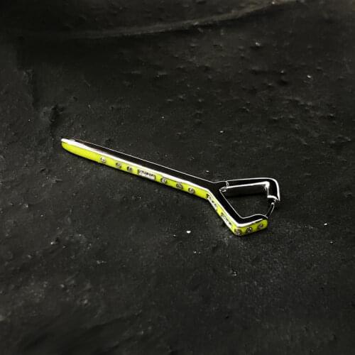 UMGODLY 1pc Fashion Single Yellow Silver Color Smile Morse Code Earring Micro Zirconia for Women Luxury Brand Jewelry
