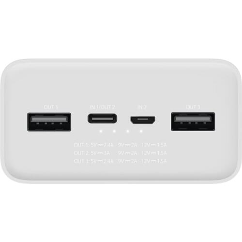 Xiaomi Power bank 3 30000mAh PB3018ZM 3 USB Type C 18W Fast Charging Powerbank 30000 External Battery Powerbank For Smart Phones