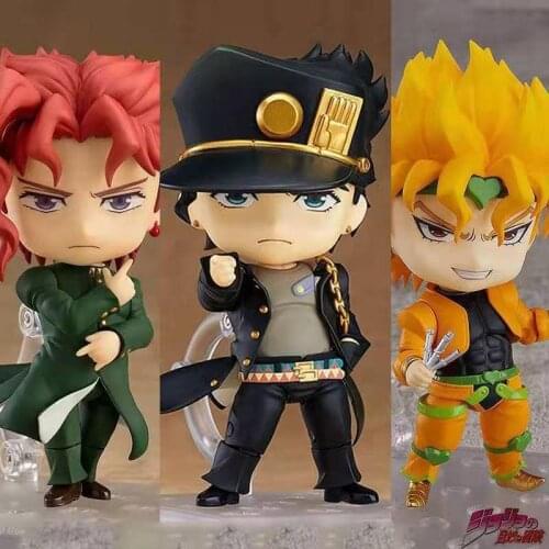 10cm anime JoJos Bizarre Adventure figure 985# Kujo Jotaro 1110# Dio 1033# Kakyoin Noriaki Action Figures Movable Joints Model