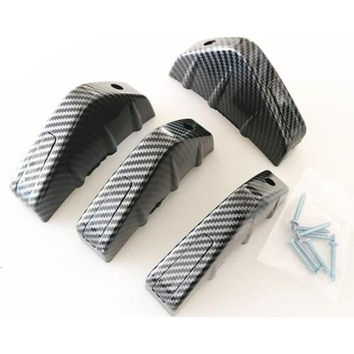 GM Carbon Fiber Rear Spoiler Car Rear Bumper Lip Biffuser for Acura MDX RDX TSX Seat Leon Ibiza Toledo Saab 9-3