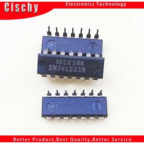 1pcs/lot SN74LS33N HD74LS33P 74LS33 DIP-14