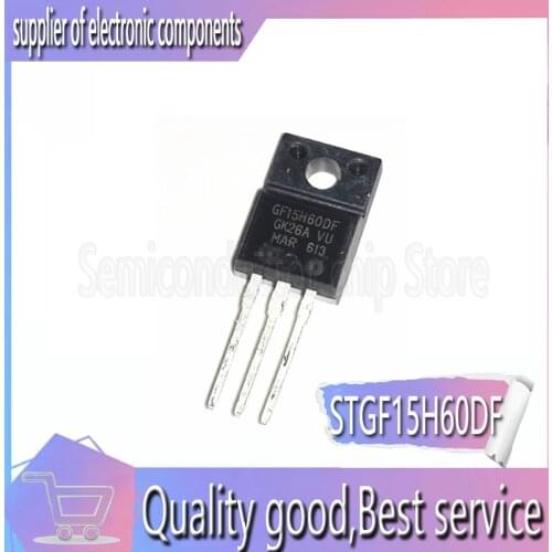 10pcs/lot GF15H60DF STGF15H60DF New stock TO-220F 600V 15A