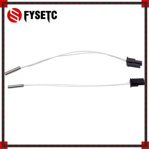 2pcs PT100 Temperature Sensor Cable Wire Up To 400 Degree Molex Connector For UM2 V6 Chimera Lite6 Hotend 3D Printer