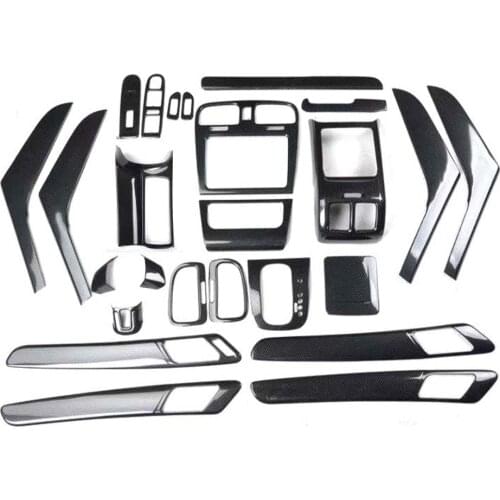 25X Car Door Armrest Window Lift Switch Panel Cover Trim Gear Shift Water Cup Holder Frame Styling For VW GOLF 6 2010 2011 2012