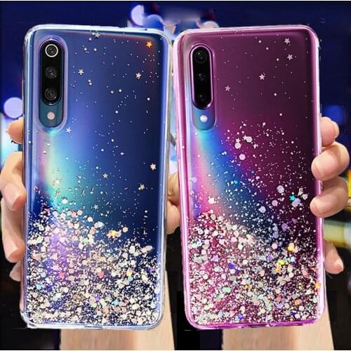 For Xiaomi Redmi Note 10 10s 9T 8T 9S 9 8 Pro Max 7 Redmi 9A 8A 9C NFC 7A Glitter Bling Case For Iphone 13 11 12 X XR Soft Cover