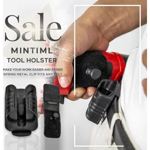 Tool Holster 1Pc Multi-functional Electric Drill Portable Waist Tool Buckle For Wrench Hammer Screw Outdoor Travel Clip