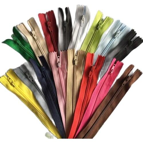 5/10/20/30pcs 20cm 25cm Nylon Coil Zippers for Tailor Sewing Crafts Nylon Zipper For Clothes Trousers Bag Garment Bulk 21 Colors