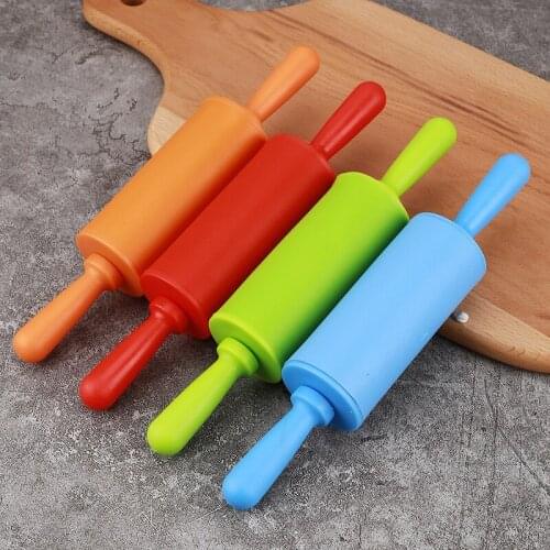 Silicone Rolling Pin Dough Roller DIY Cake Pizza Bakeware Tools