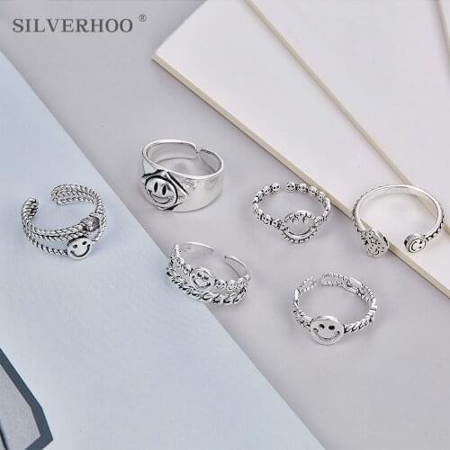 SILVERHOO Paired Rings