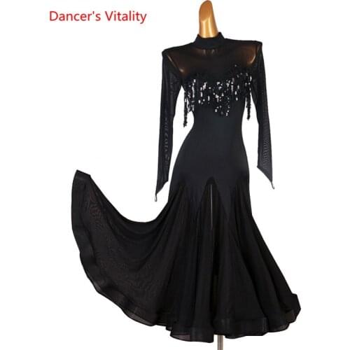 Ballroom dance dress professional clothes for women Cha-cha Tango dance costumes Custom Child Female Adult latin dance Dresses