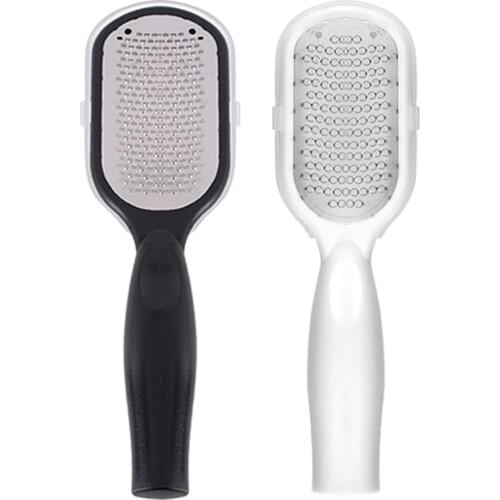 2 Colors Wave Pattern Feet Nail File Portable Dead Skin Dry Skin Hard Rough Skin Scrub Callus Remover Scrubber Pedicure File