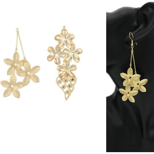 2020New 60Pcs multi-layered Alloyn Flower pendants alloy button for DIY Jewelry earring or necklace accessories DL90-DL91