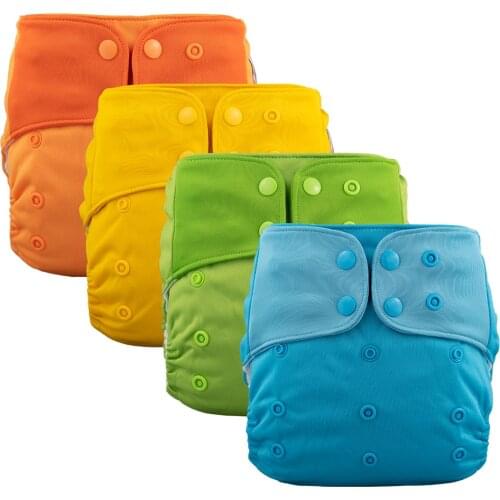 Lichtbaby Cloth Baby Pocket Diaper 4-16kg Large One Size Washable Eco-friendly