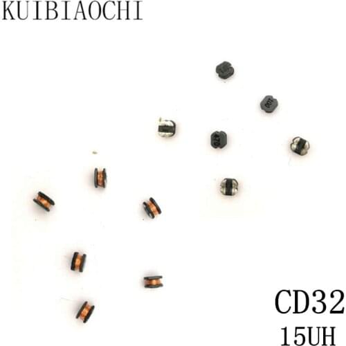 50pcs/lot SMD Power Inductor CD32 15UH 150 3.5*3*2mm Unshielded winding inductor CD32