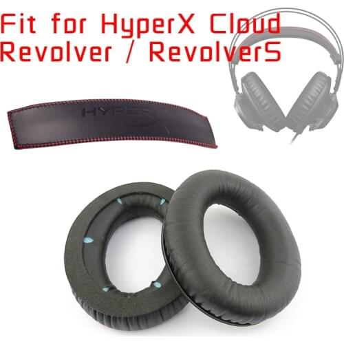 Earpads For HyperX Cloud Revolver / RevolverS Gaming Headphone Headband EarCushioins