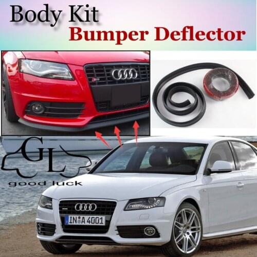 Bumper Lip Lips For Audi A4 2000~2014 / Car Lip Shop Spoiler For Car Tuning / Car Lip Skirt Body Kit / Scratch Proof Adhesive