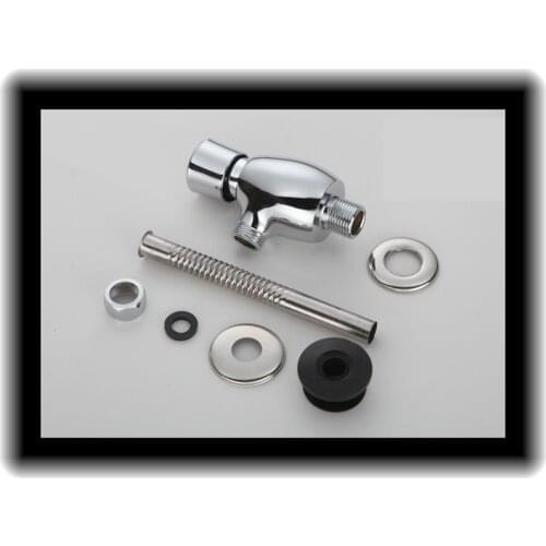 Chromed Brass Wall-hung Urinal Flush Valve Toilet Hand Press Type Toylets Flushing Valve Time-delay Valve Ceramic valve core