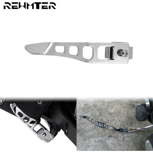 Motorcycle Stand Kickstand Extension Kit Chrome Footpeg Support For Harley Dyna Low Rider Street Bob Fat Bob FXDF Switchback FLD