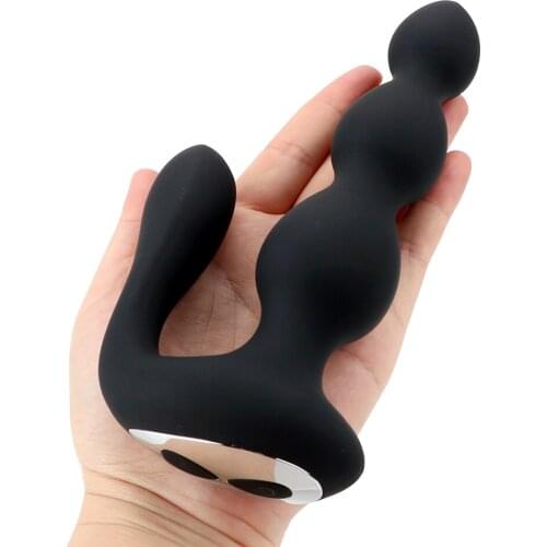 9 Speeds Male Prostate Massager Anal Vibrator Butt Plug Vibrating Anal Beads Adult Products Sex Toys for Men