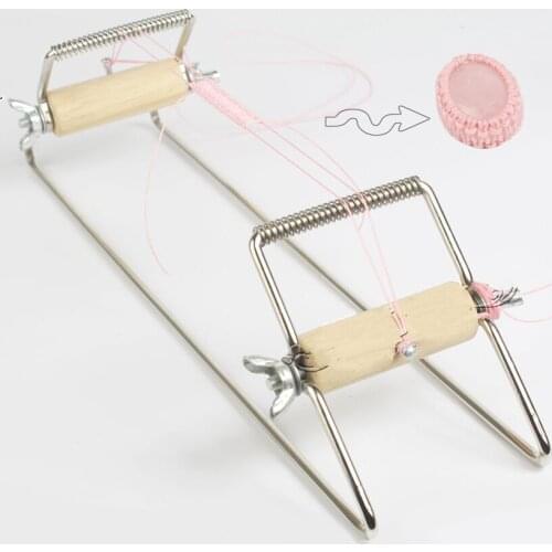 Metal Weaving Beading Loom Bracelet Necklace DIY Knitting Machine for Kids Toys Send Two Bead Needles Two Pure Silver T Needles