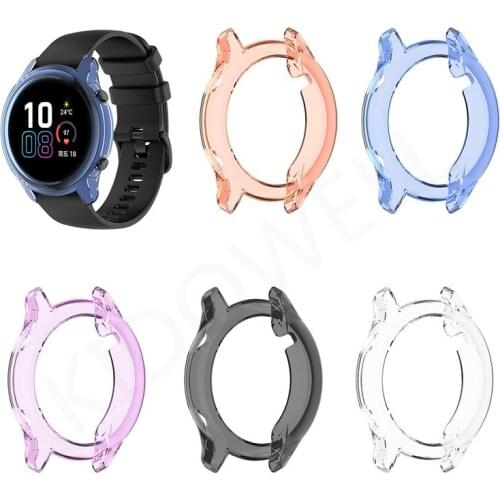 Soft Ultra-Slim Clear TPU Protector Case Cover For Huawei Honor Magic Watch 2 46mm 42mm Smart Watch Protective Shell