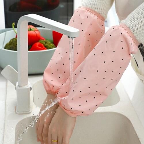 Cartoon Pattern Antifouling Waterproof Housework Cleaning Sleeve Oversleeve