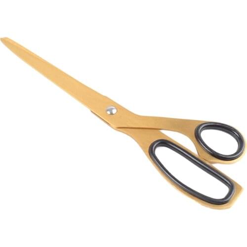 8" Nordic Asymmetric Scissors Stainless Steel Simple Design Golden Scissors Office Household Scissors Craft Supplies Scissors