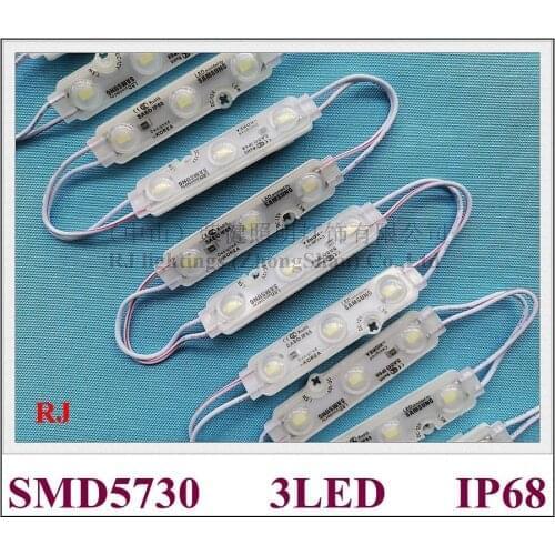 LED module ultrasonic seal LED module light waterproof back light module for sign letter DC12V 1.2W SMD 5730 3 led IP68 CE