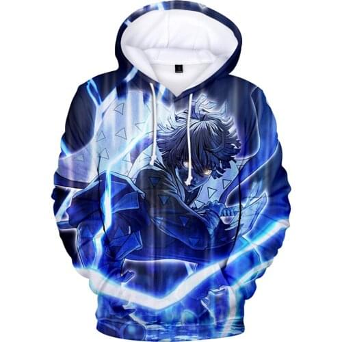 Popular manga 3D Arrival Demon Slayer Kimetsu no Yaiba hoodies Sweatshirt Fashion Design Men/Boys Autumn Winter Hara juku Hoodie