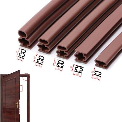 6M Sealing Strip Door Window Gap windproof Soundproof I Type Silicone Rubber Self-adhesive Insulating Filler tape door Hardware