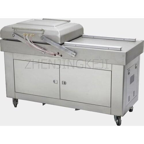Double Chamber Flat vacuum Packing Machine 380V Large Commercial Food Dry Goods Electronic Component Automatic Sealing Machine
