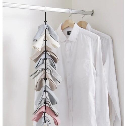 Socks Hanging Rope Non-slip Creative Multifunction Clotheslines Wash Drying Socks Lanyard Home Hanging Socks Storage Holder